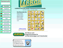 Tablet Screenshot of lagros.com